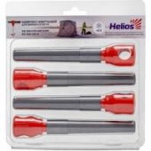 Ввертыши HELIOS для зимней палатки, комплект (-45) серо-оранжевый (4шт/уп) HS-ISA-GO-4