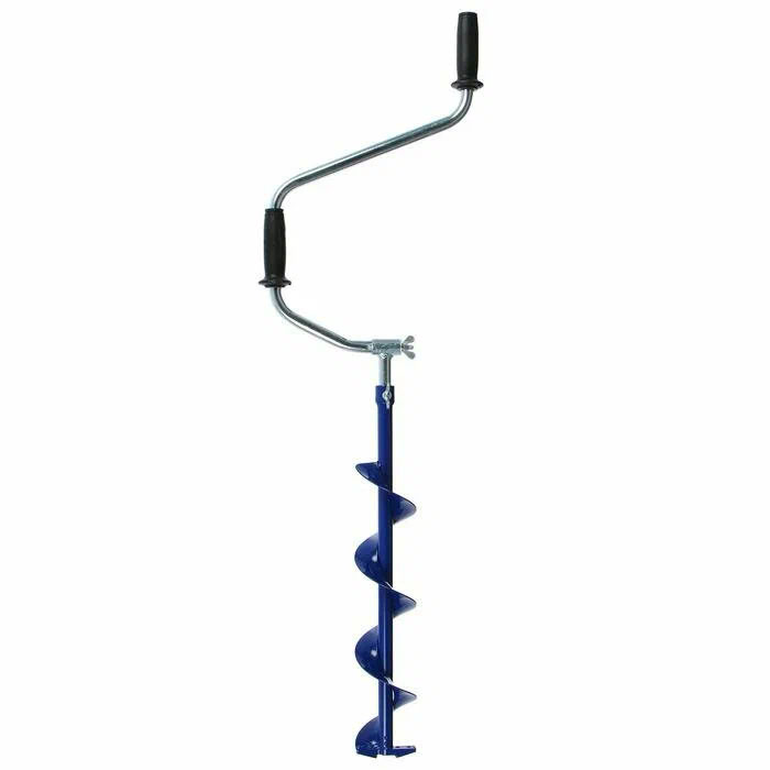 Ледобур мини ПАТРИОТ телескоп Ф100мм (левое вращение)