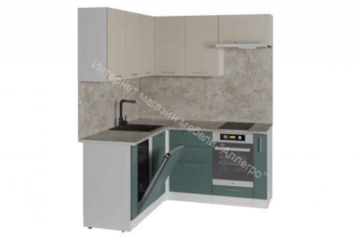 Кухонный гарнитур Глория мега прайм 2 1600х1700 мм (ПМ+СДШ)