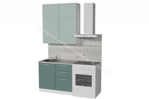 Кухонный гарнитур Асая мини 1000 мм