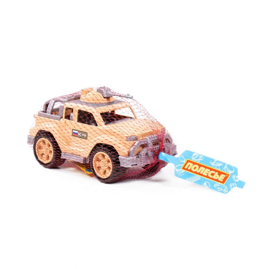 Автомобиль-джип военный-сафари "Легионер-мини" с 1-м пулемётом (в сеточке)