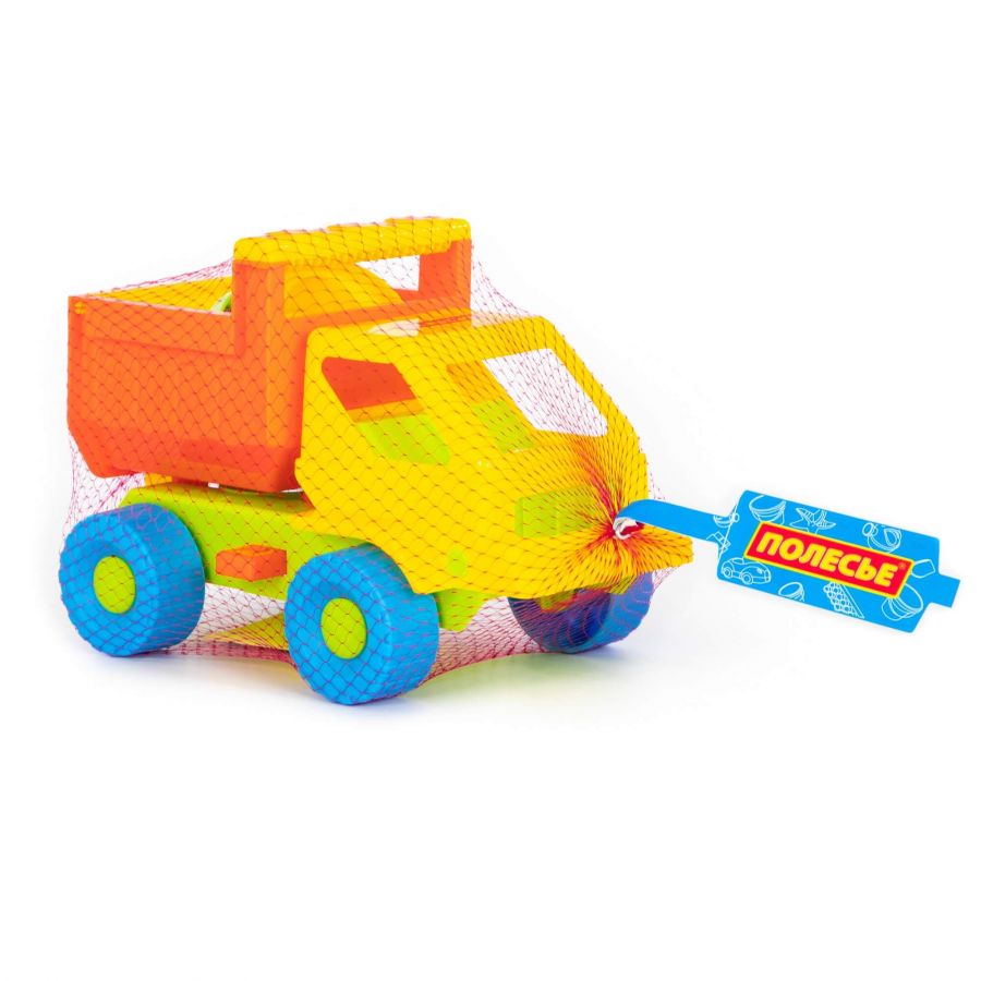 Набор №13: "Кузя", автомобиль-самосвал + 3 формочки