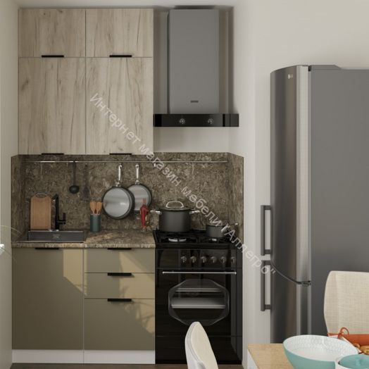 Кухонный гарнитур Альба мини 1000 мм