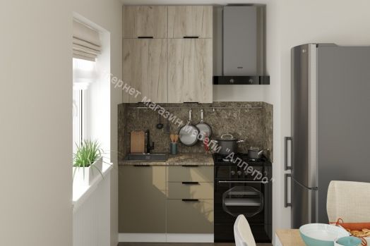 Кухонный гарнитур Альба мини 1000 мм