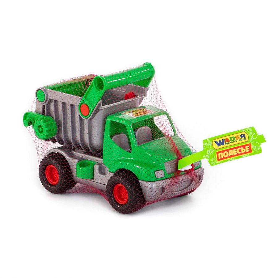 "КонсТрак", автомобиль-самосвал (зелёный) (в сеточке)