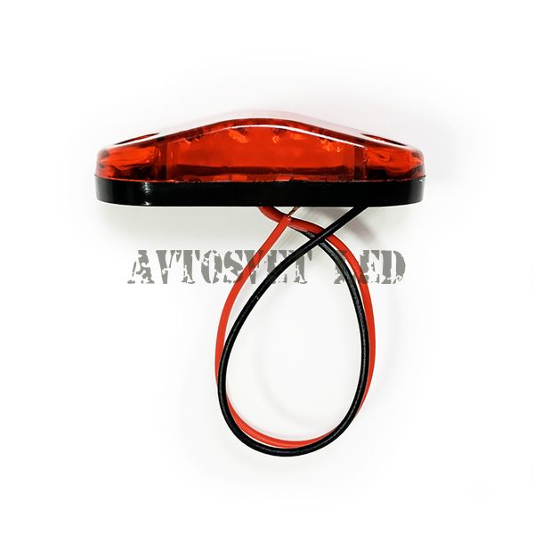 Светодиодные габариты на прицеп AS-U-2SMD-Red красного цвета