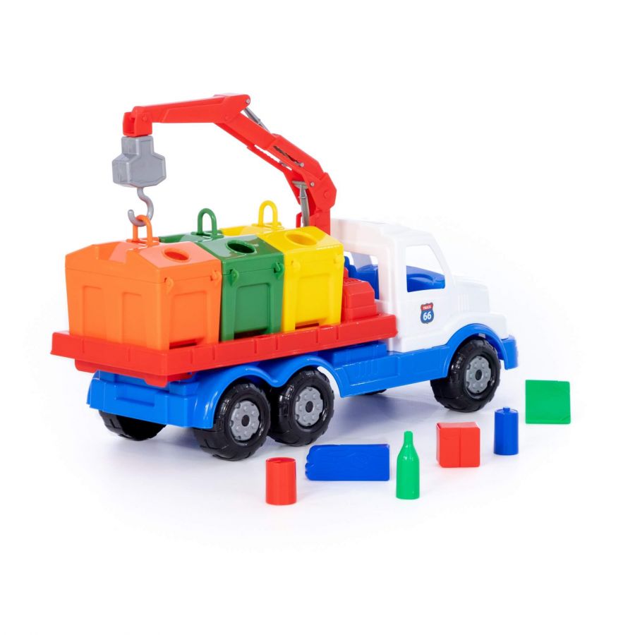 "Сталкер", автомобиль-контейнеровоз (бело-синий)