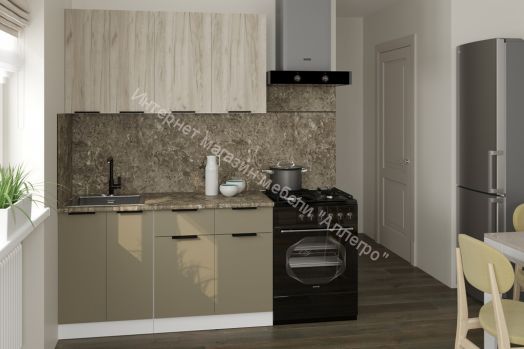 Кухонный гарнитур Альба медиум 1400 мм