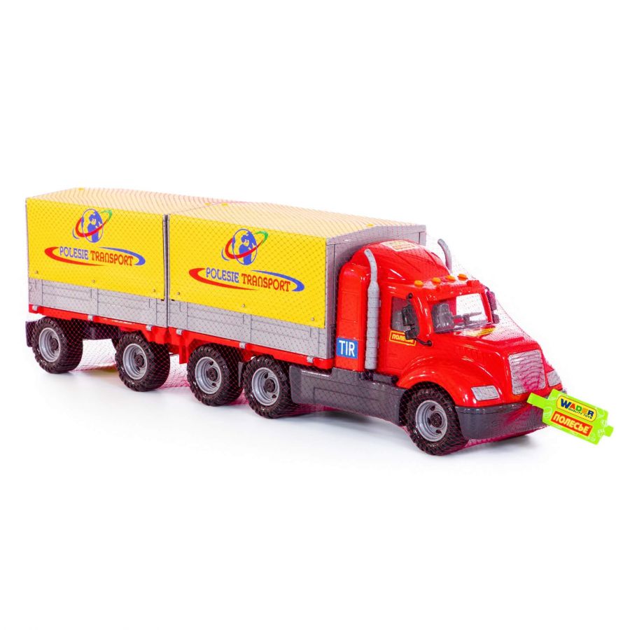 "Майк", автомобиль бортовой тентовый с прицепом (в сеточке)