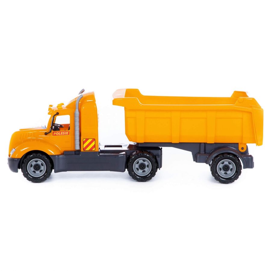 "Майк", автомобиль-самосвал с полуприцепом (в сеточке)