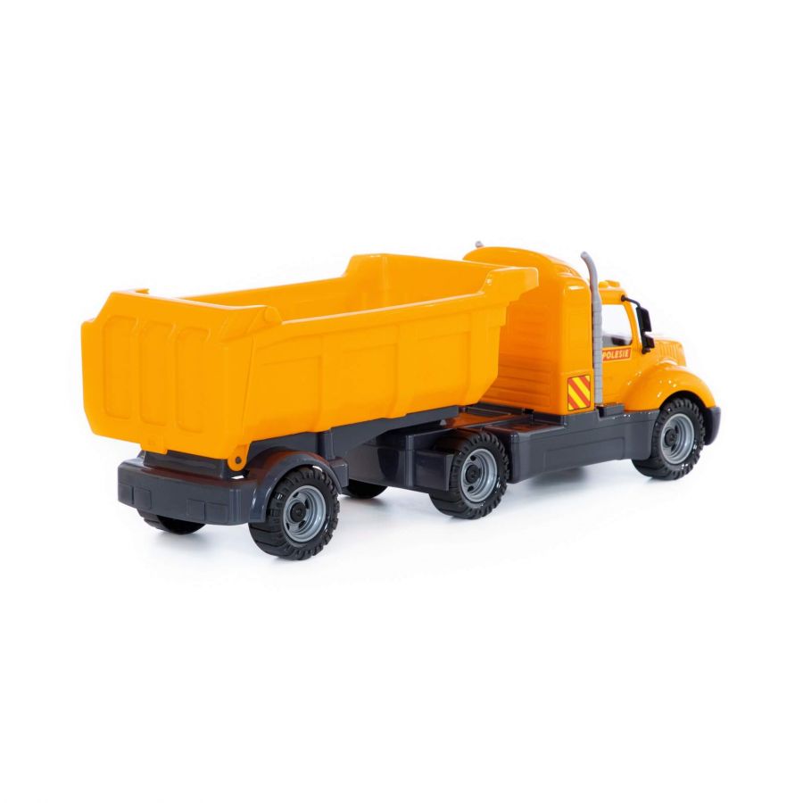 "Майк", автомобиль-самосвал с полуприцепом (в сеточке)