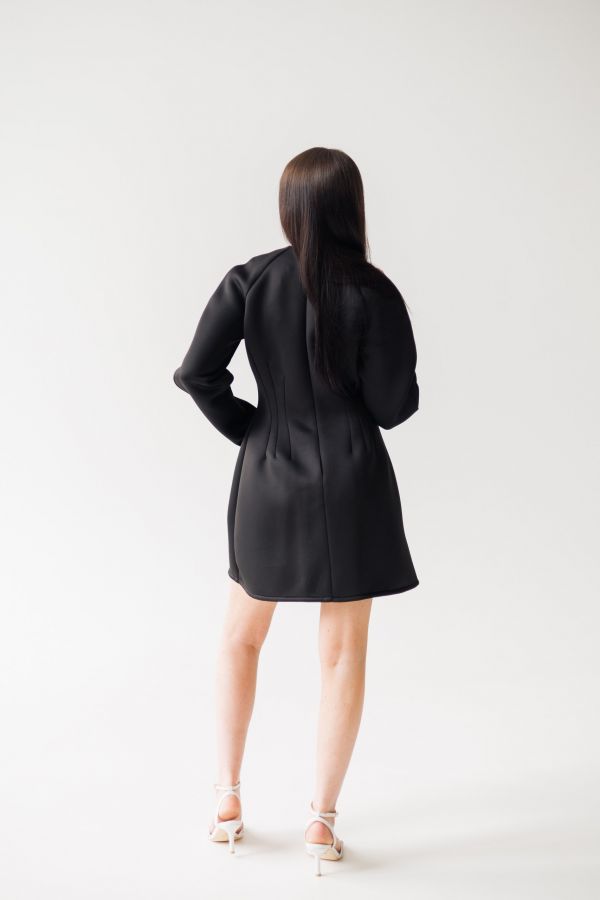 Платье Aria из неопрена черное