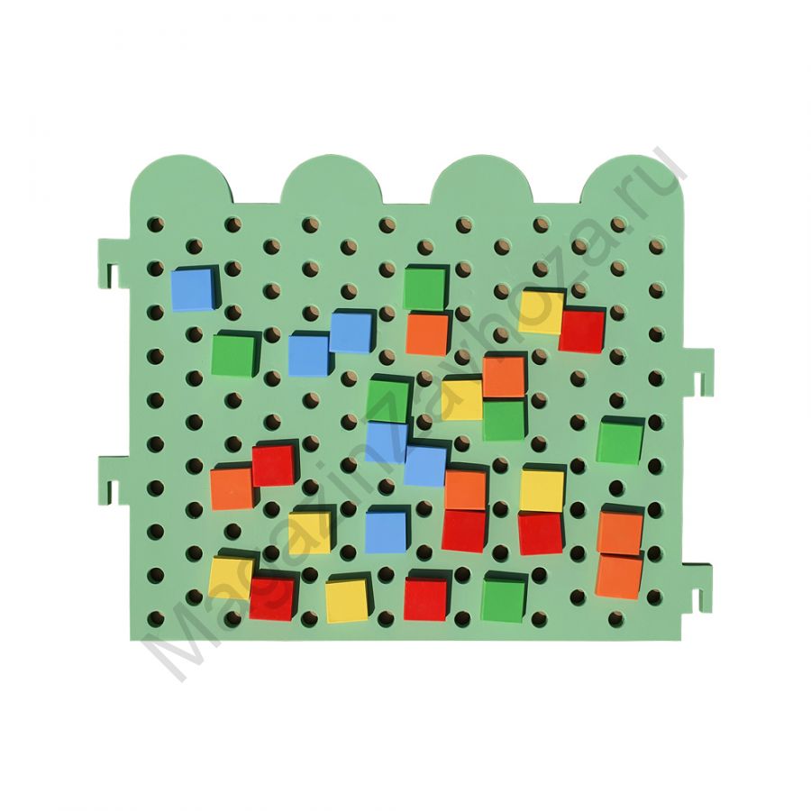 СТОЙКА ЗОНИРОВАНИЯ 3 (СЕКЦИЯ ЗАБОРЧИК. МОЗАИКА КВАДРАТИКИ)
