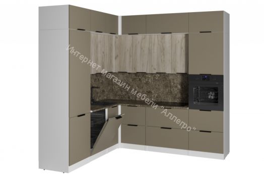 Кухонный гарнитур Альба гранд прайм 2200х2500 мм