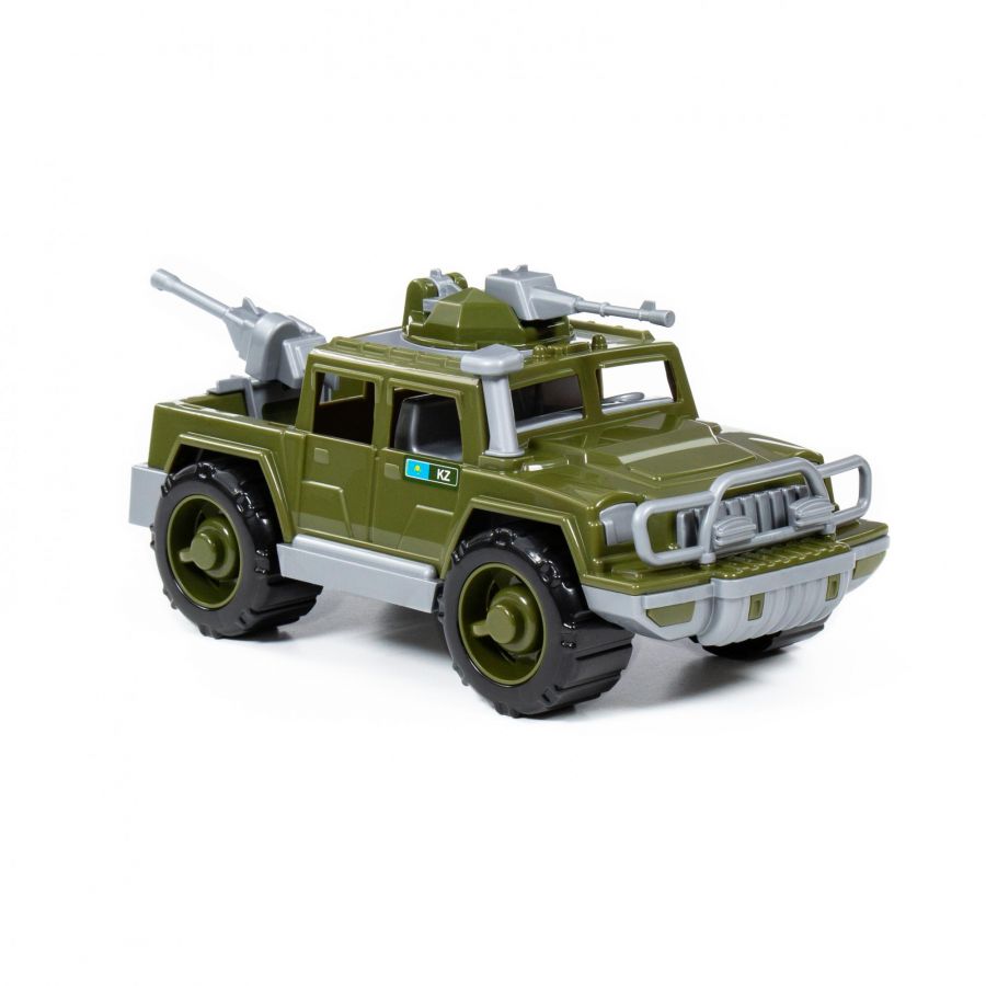 Автомобиль-пикап военный "Защитник" с 2-мя пулемётами (KZ) (в коробке)