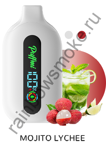 Электронная сигарета Puffmi Pure 12000 - Mojito lychee (Мохито Личи)