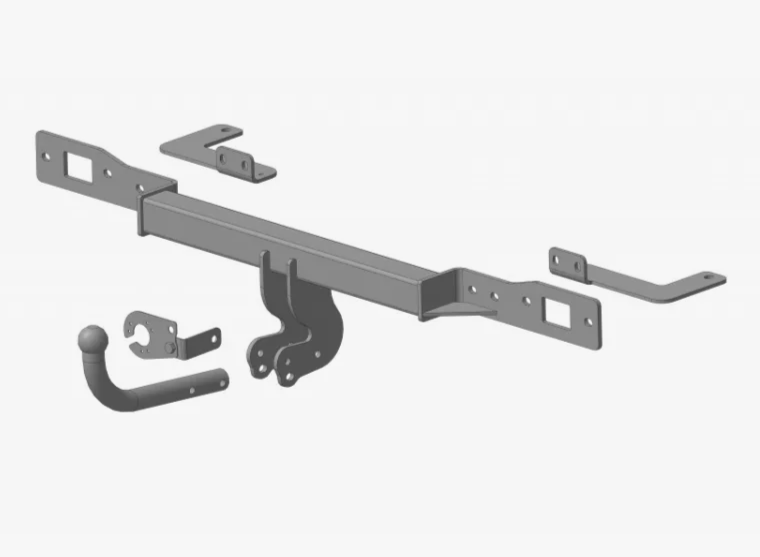 Фаркоп Geely Atlas 2018-2021, Geely Atlas Pro 2021- твердое крепление шара