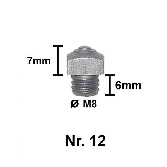 Шипы Tuna для подков. С победитовой вставкой, M8х6 7 мм