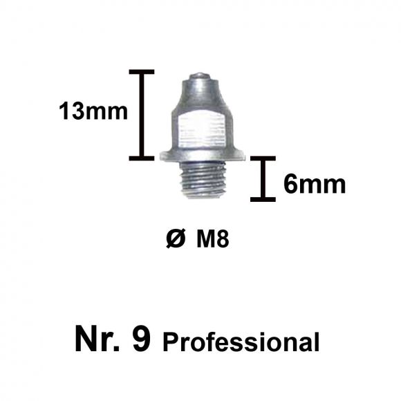 Шипы Tuna Pro для подков. С победитовой вставкой, M8х6 13 мм.
