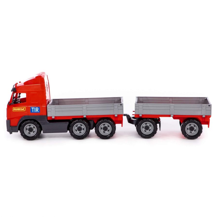 Автомобиль бортовой с прицепом (в сеточке)