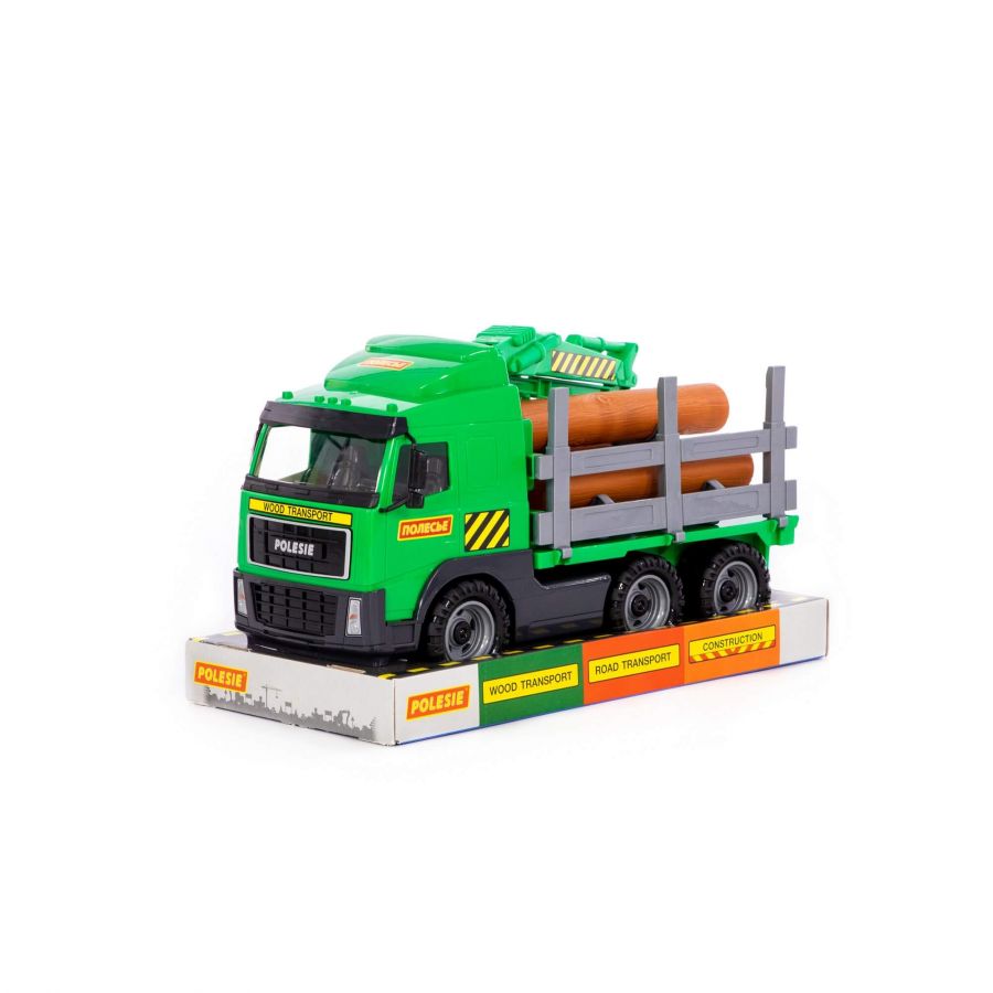 Автомобиль-лесовоз (в лотке)