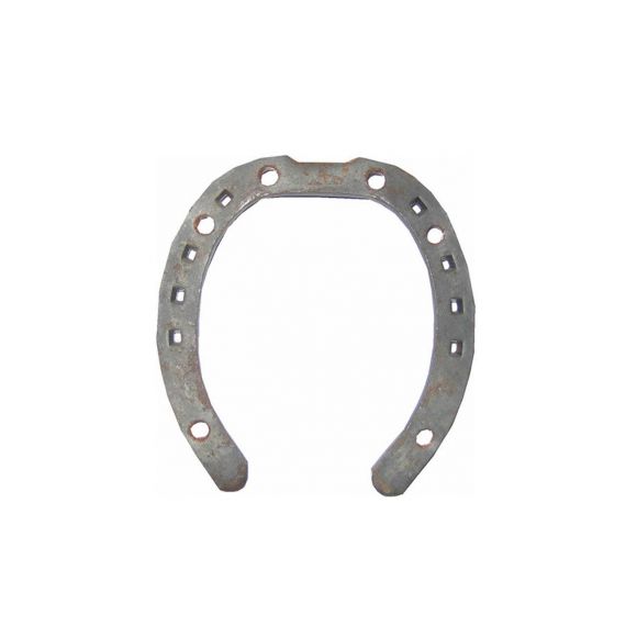 KW Trotting shoe Подкова для рысаков. Полотно 15x6 мм. 6 отверстий под шипы. Перед.