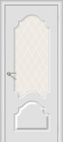 Межкомнатная Дверь Винил Bravo Скинни-33 Fresco / White Сrystal  700x2000, 800x2000, 900x2000мм (полотно) / Браво.