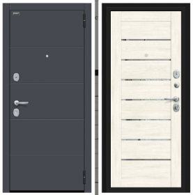 Входная Дверь Bravo Прайд Kale Graphite Pro/Nordic Oak 860x2050, 960x2050мм / Браво.