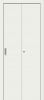 Дверь-Книжка Складная Финиш Флекс Bravo Гост-0 Л-23 Белый Межкомнатная 350x2000, 400x2000мм (полотно 2шт) / Браво.