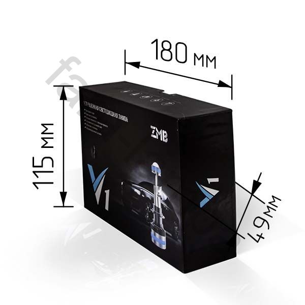 Светодиодные лампы с линзами в фары цоколь H4