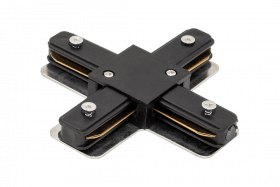 X-Коннектор для Однофазного Трека DesignLed CN2-BL-X Черный / СВГ 003727.