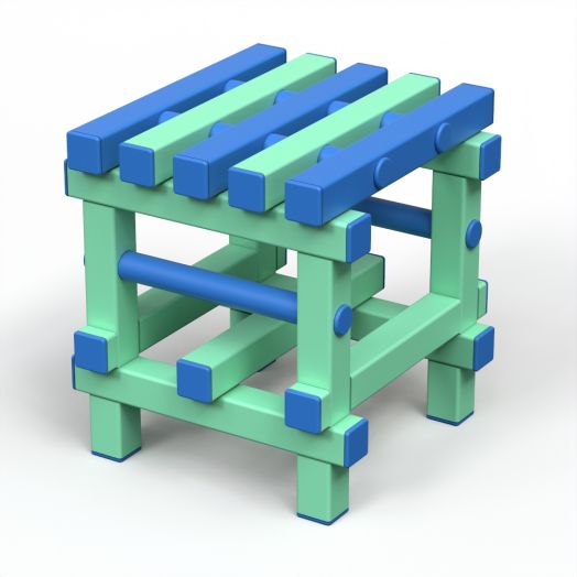 Табурет пластиковый для бассейна (Усиленный)