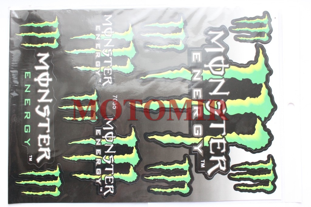 Наклейки "MONSTER ENERGY" (23*32см) (7055)