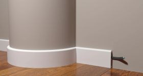 Плинтус Decor-Dizayn Плинтус Decor-Dizayn DD706F Гибкий Белая Лепнина Д2000хВ80хТ13 мм / Декор Дизайн.