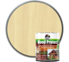 Пропитка Dufa Wood Protect 9л Бесцветная для Защиты Древесины с Воском / Дюфа Вуд Протект.