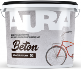 Декоративная Штукатурка Арт-Бетон Aura Dekor Beton 18кг для Имитации Текстуры Камня и Бетона / Аура Бетон.