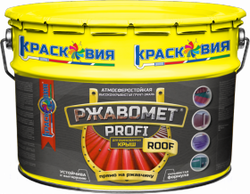 Грунт-Эмаль для Оцинкованного Металла Красковия Ржавомет Profi «Roof» RAL6032 10кг Атмосферостойкая для Защиты Кровель, Заборов, Оцинковки.