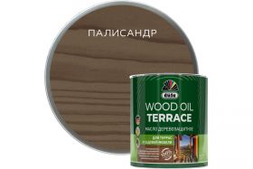 Масло Деревозащитное Dufa Wood Oil Terrace 0.9л Палисандр, Полуматовое для Террас и Садовой Мебели/ Дюфа.