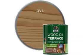 Масло Деревозащитное Dufa Wood Oil Terrace 9л Дуб, Полуматовое для Террас и Садовой Мебели/ Дюфа.