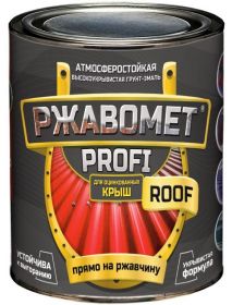 Грунт-Эмаль для Оцинкованного Металла Красковия Ржавомет Profi «Roof» Белый 3кг Атмосферостойкая для Защиты Кровель, Заборов, Оцинковки.