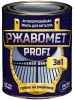 Грунт-Эмаль по Ржавчине Красковия Ржавомет Profi «3в1» 3кг RAL7040 Полуглянцевая, Алкидно-Уретановая для Внутренних и Наружных Работ.