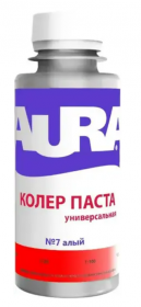 Колер Паста Aura 0.1л Алый №7,Универсальная.