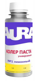 Колер Паста Aura 0.1л Лимонный №1,Универсальная.