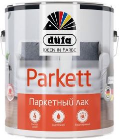 Лак Паркетный Dufa Retail Parkett 2л Полуматовый, Алкидно-Уретановый / Дюфа Ритейл Паркет.