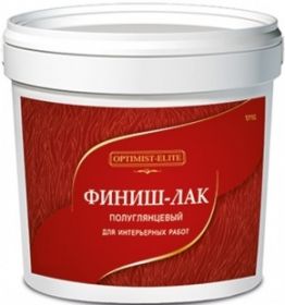 Финиш-Лак Optimist-Elite D702 3кг Полуглянцевый, Бесцветный, Акриловый / Оптимист Д702.