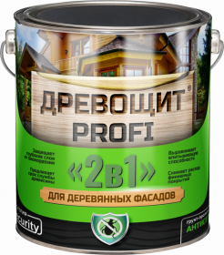 Грунт-Пропитка для Дерева Красковия Древощит Profi "2в1" 2.5кг Бесцветная, Антисептическая.