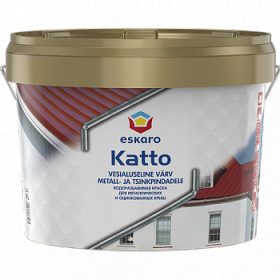 Краска 9л Eskaro Katto для Оцинкованных и Металлических Поверхностей.