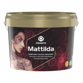 Моющаяся Краска 9.5л Eskaro Mattilda Абсолютно Матовая для Интерьеров.