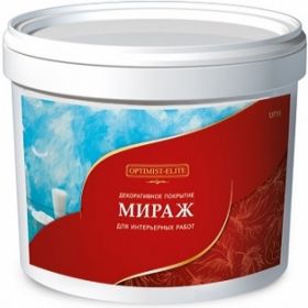 Декоративное Покрытие Optimist-Elite Мираж D731 7кг Экологичная.