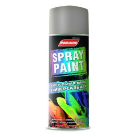 Аэрозольная Эмаль Декоративная Универсальная Parade Spray Paint 0.4л Сигнальный Серый / Парад Спрей Пейнт.